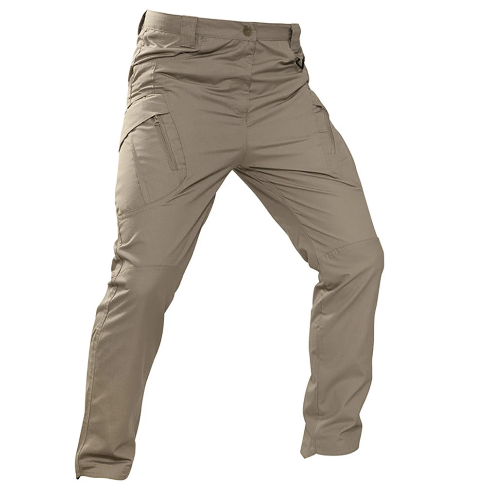 multi-pocket pants men's wear