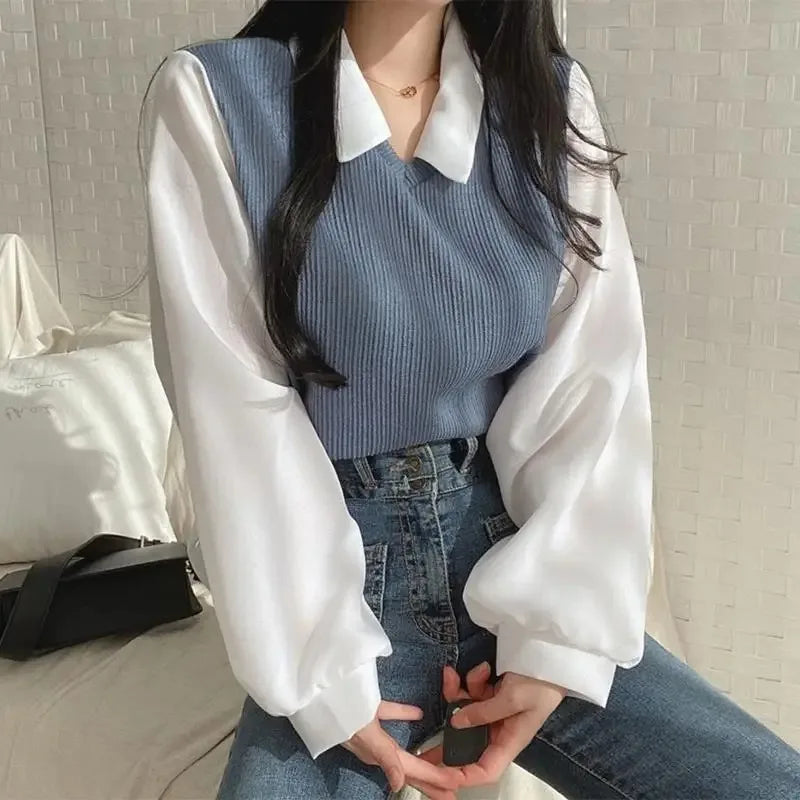 Women Blouses Loose Pullovers Elegant