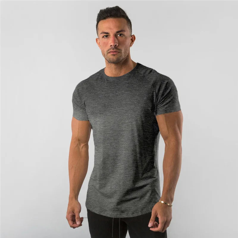 O-Neck Cotton Slim Fit Men T-shirt