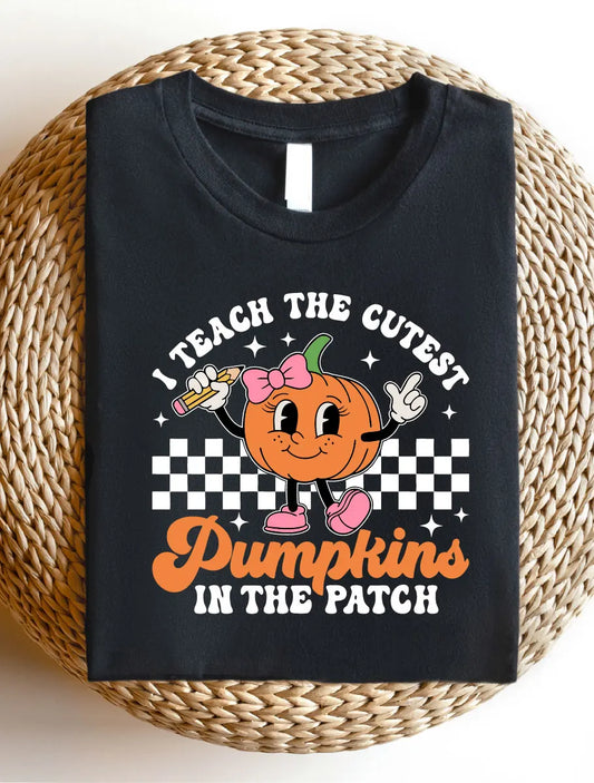 Pumpkin Fall Shirt,  Halloween T-Shirt, Teacher Appreciation