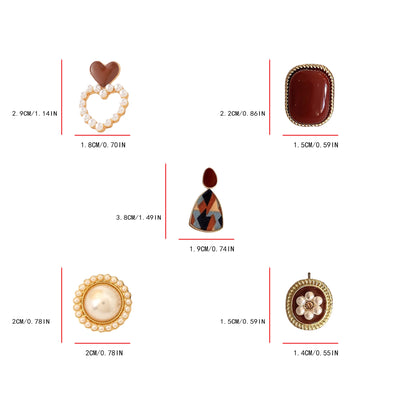 Pearl Earrings For Women Fashion Jewelry Enamel