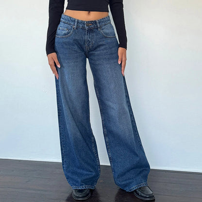 Baggy Jeans Casual Denim Pants with Pocket