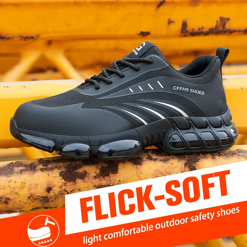 Breathable, lightweight, comfortable, anti-smash and anti-puncture shoes