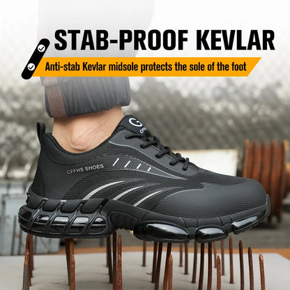 Breathable, lightweight, comfortable, anti-smash and anti-puncture shoes