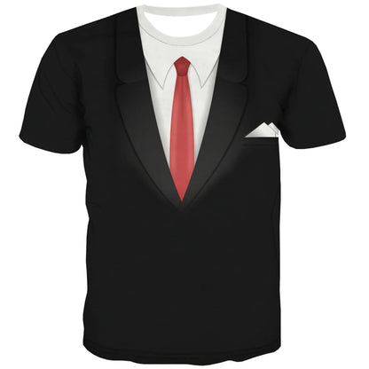 Tuxedo T-Shirts, Suit T-shirt, Tux Costume