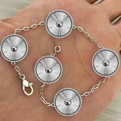 925 Silver Clover Design Women Jewelry Set