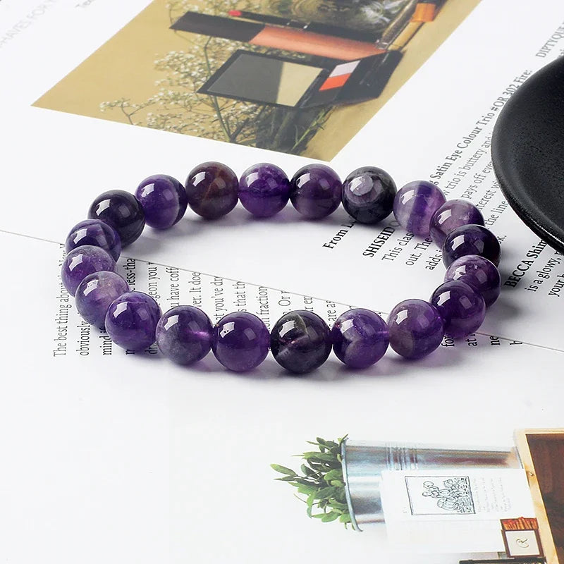 Amethysts Bracelets for Women Reiki Natural Stone