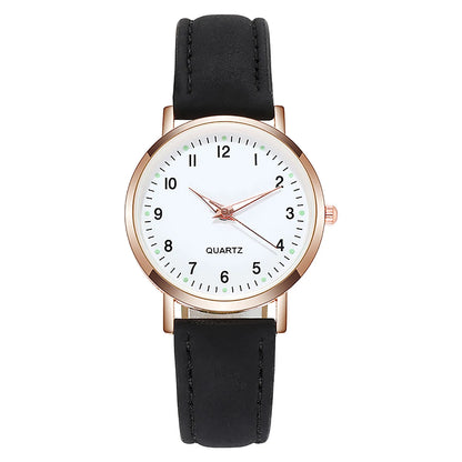 Reloj Mujer Leather Belt  Luxury Analog  Luminous Women's Watch