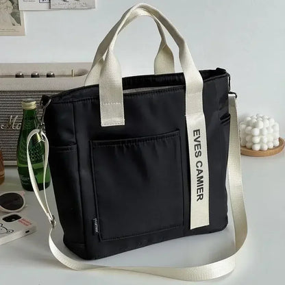 Casual Shoulder Nylon Canvas Tote Bag