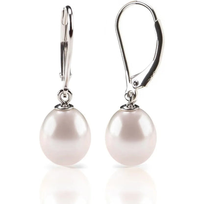 AAA+ Quality Freshwater Cultured Pearl Earrings  Dangle