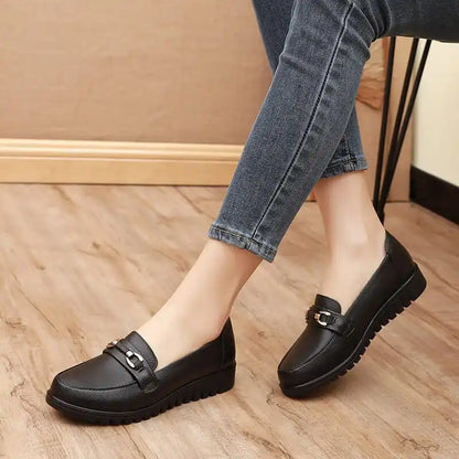 Women Ballet Flats Comfortable Faux Leather Shoes