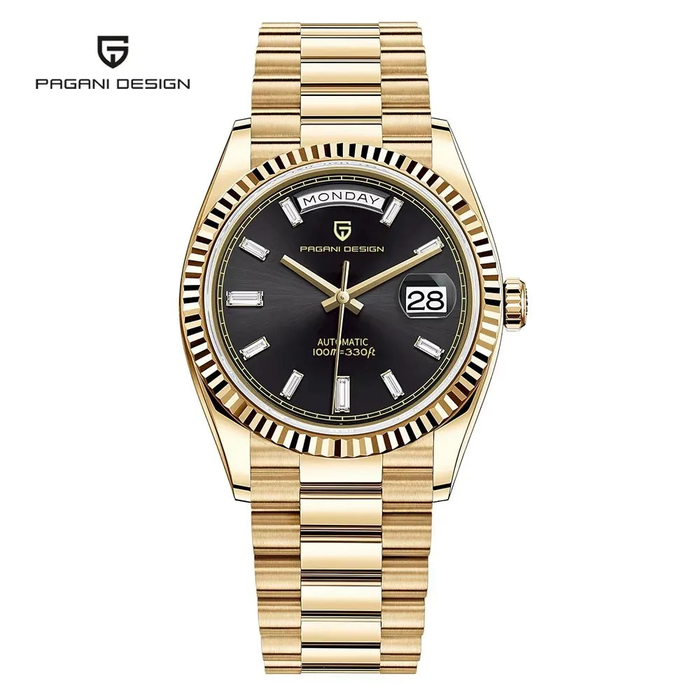 PAGANI DESIGN Rose Gold Luxury Automatic Men's Watch