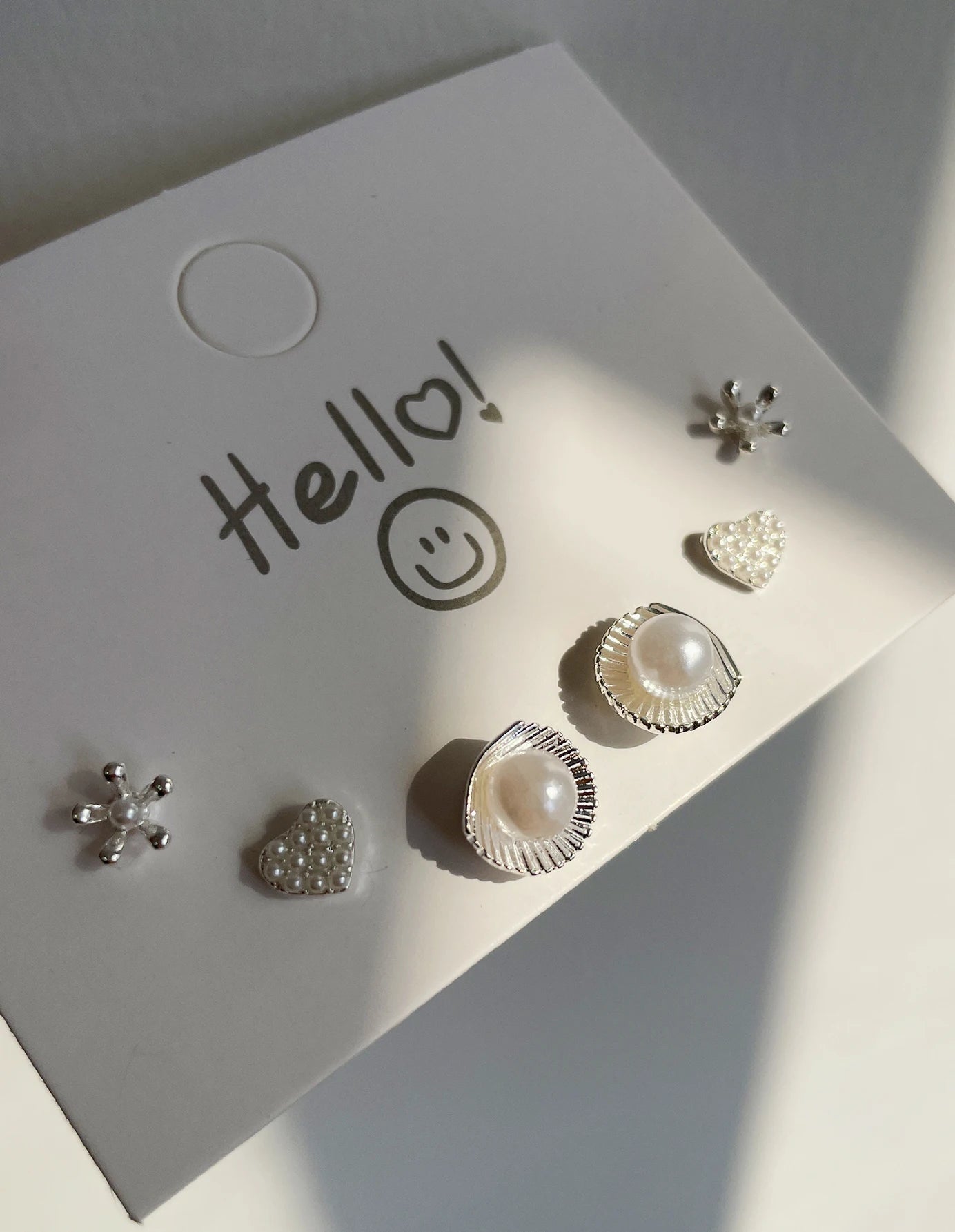 Round Pearl Earrings for Women Trendy Jewelry