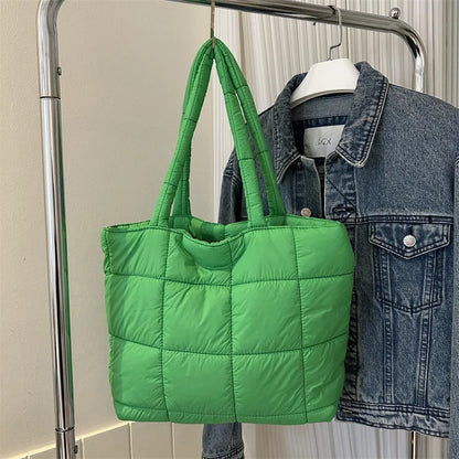 Padded Casual Shoulder Cotton Totes Bags