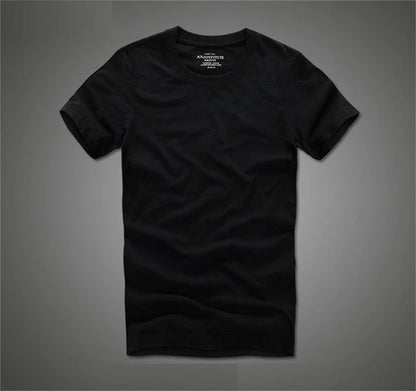 Men Tshirt 100% Cotton Soft O-Neck  High Quality