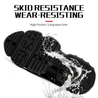 Steel toe cap, anti-impact, anti-puncture casual work shoes