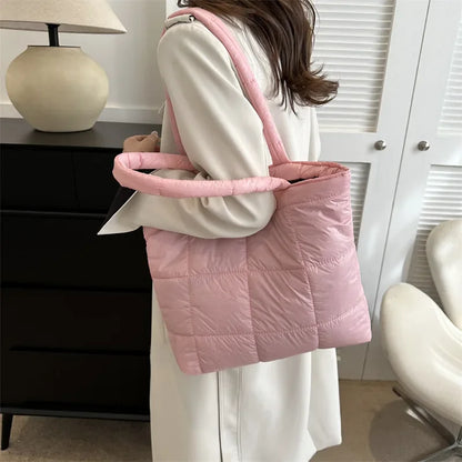 Padded Casual Shoulder Cotton Totes Bags
