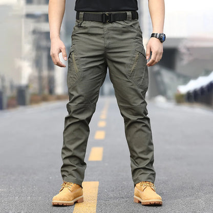 multi-pocket pants  men's wear