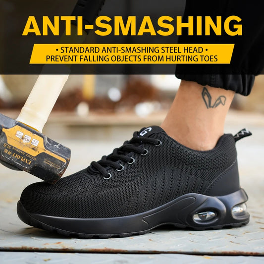 Breathable, Soft Sole, Anti-Smash, Anti-Puncture Work Shoes