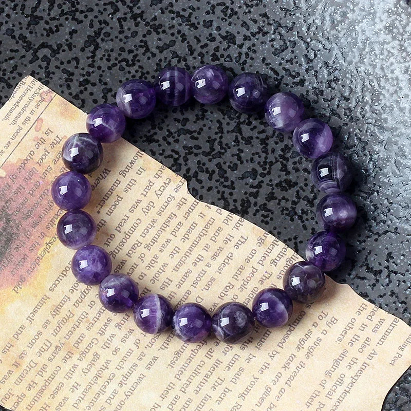 Amethysts Bracelets for Women Reiki Natural Stone