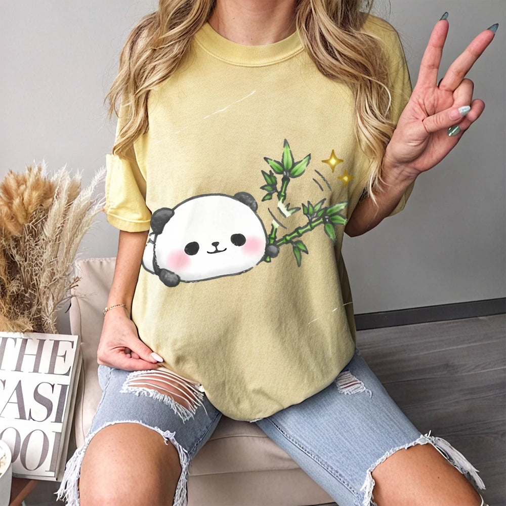 Unisex T Shirt, Panda, Casual, Trendy