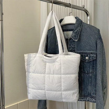 Padded Casual Shoulder Cotton Totes Bags