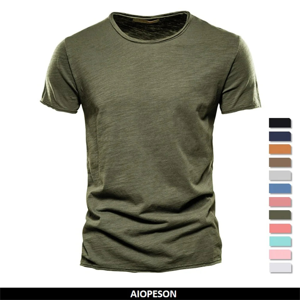100% Cotton Casual Men T-shirt