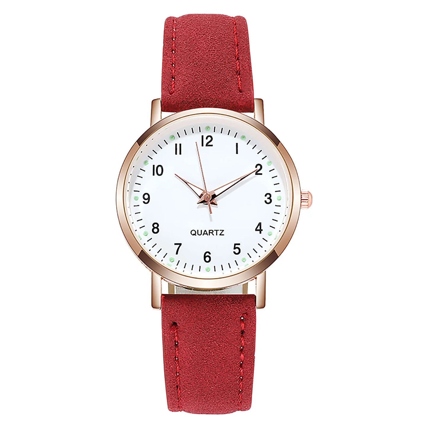Reloj Mujer Leather Belt  Luxury Analog  Luminous Women's Watch