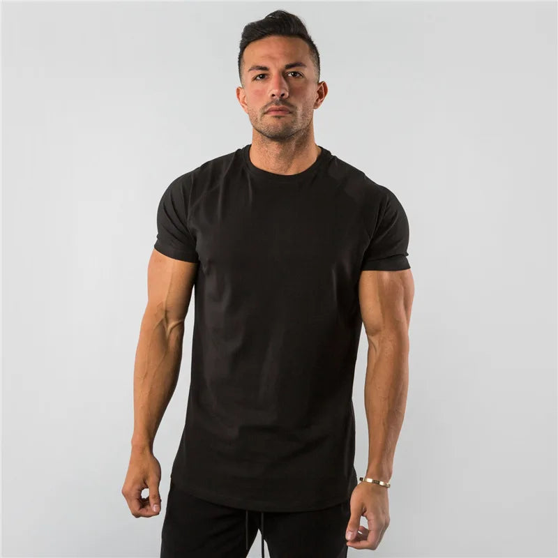 O-Neck Cotton Slim Fit  Men T-shirt