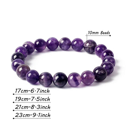 Amethysts Bracelets for Women Reiki Natural Stone