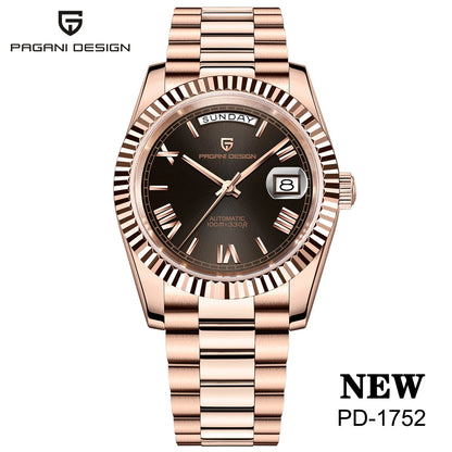 PAGANI DESIGN automatic luxury waterproof men's watch