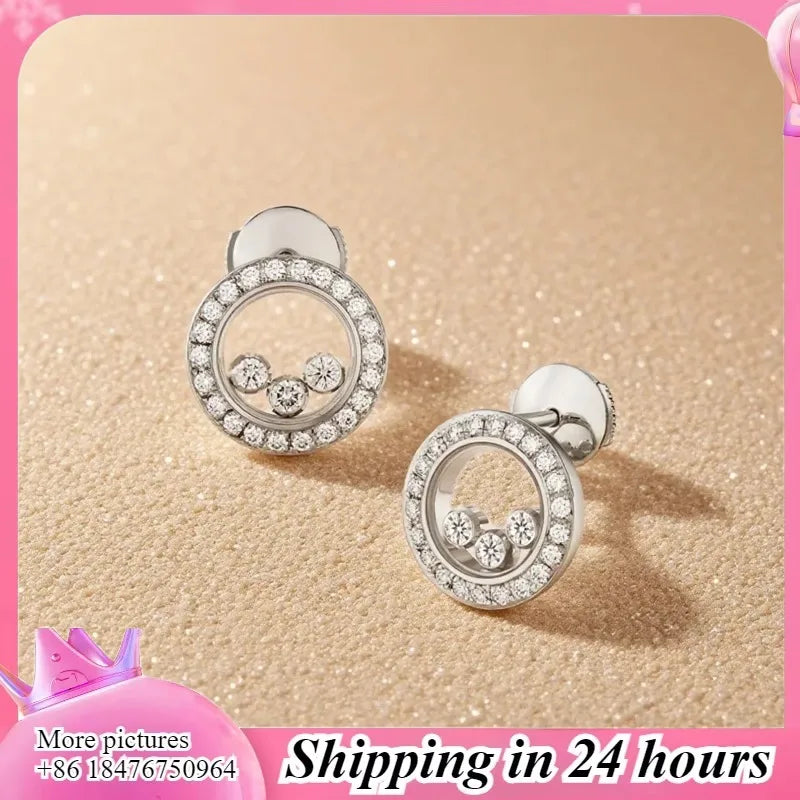 Simple .925 Silver Stud Earrings