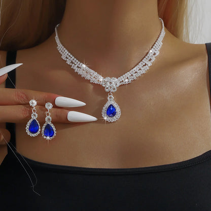 3PC Women's Fashion Necklace Earrings Jewelry Set