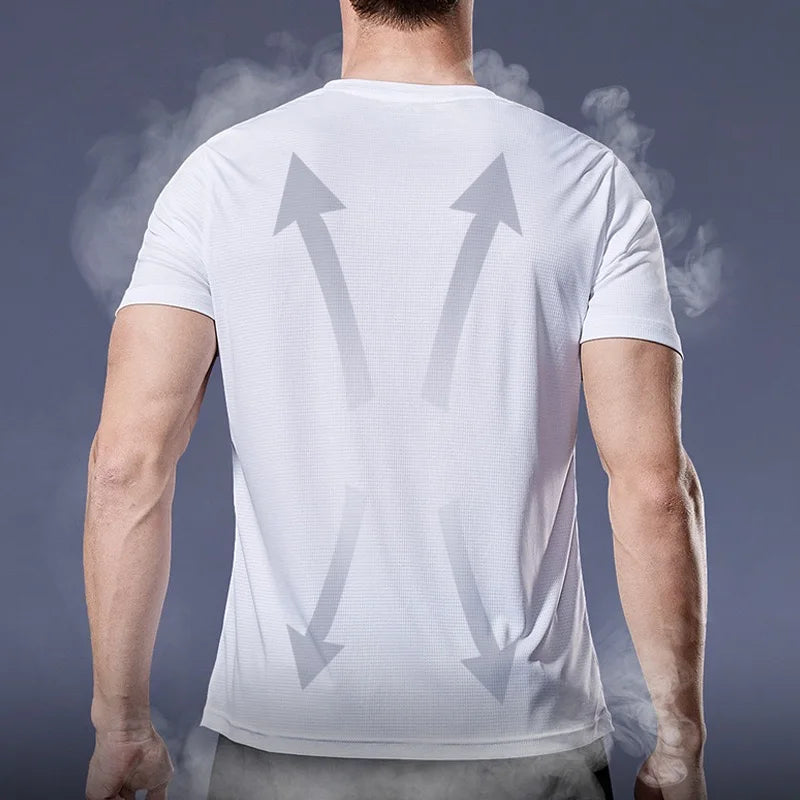 Men Fitness Gym t-Shirt Quick Dry Sportswear