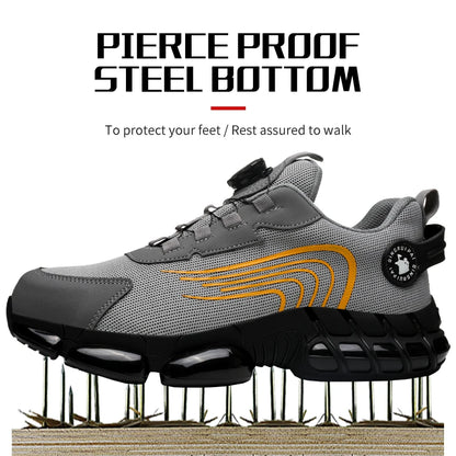 Steel toe cap, anti-impact, anti-puncture casual work shoes