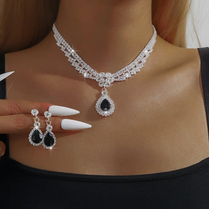 3PC Women's Fashion Necklace Earrings Jewelry Set