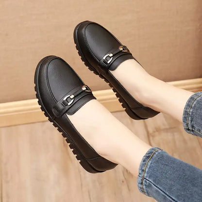 Women Ballet Flats Comfortable Faux Leather Shoes