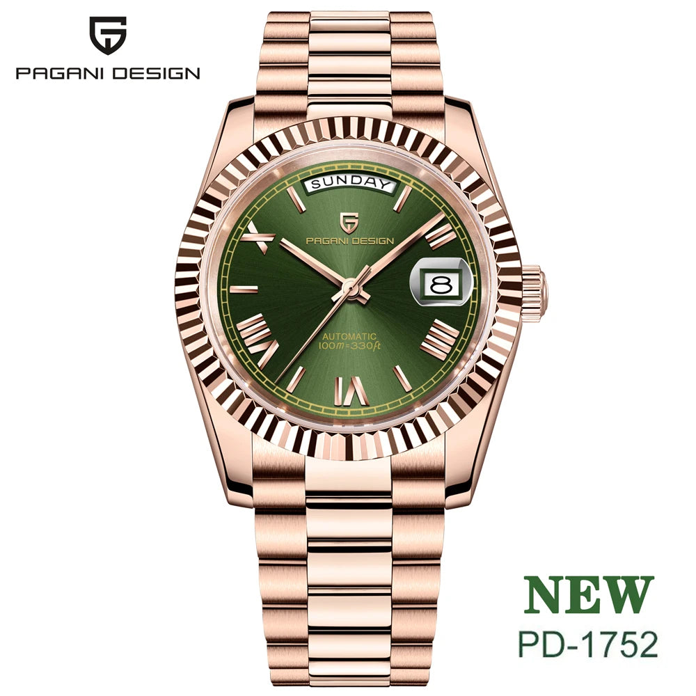 PAGANI DESIGN automatic luxury waterproof men's watch