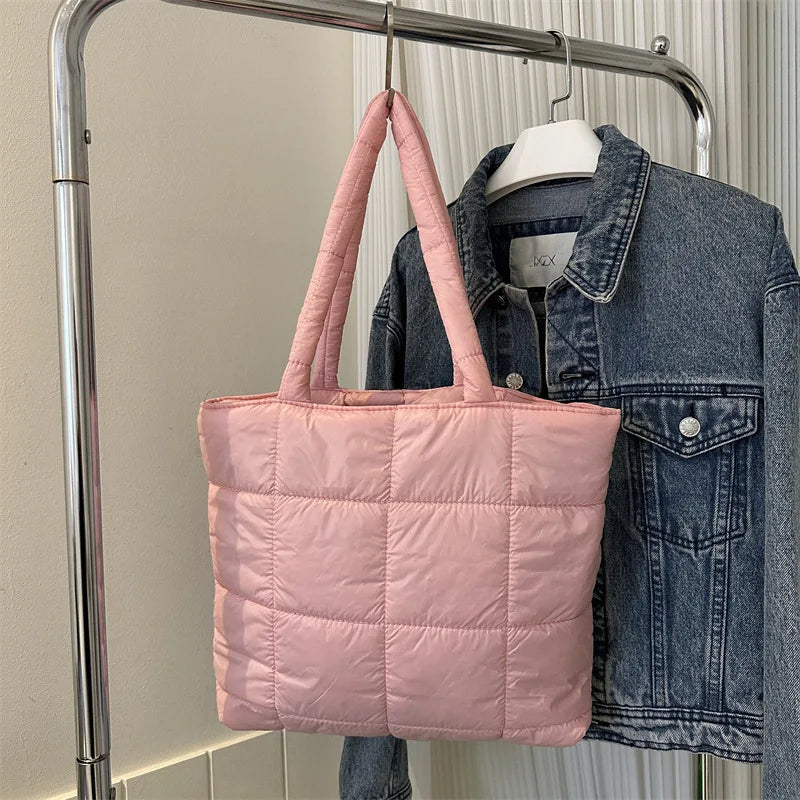 Padded Casual Shoulder Cotton Totes Bags