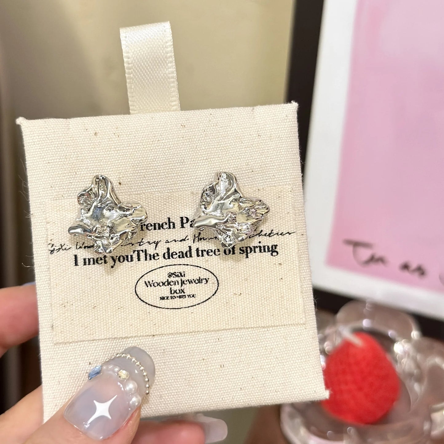 Round Pearl Earrings for Women Trendy Jewelry