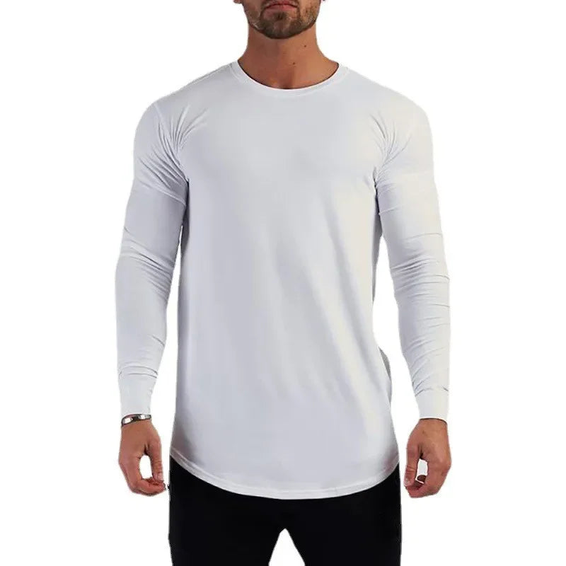 Long Sleeve Casual Slim fit Cotton Men T-Shirt