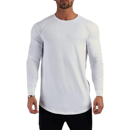Long Sleeve Casual Slim fit Cotton Men T-Shirt