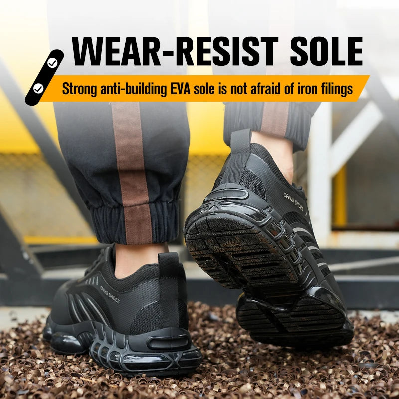Breathable, lightweight, comfortable, anti-smash and anti-puncture shoes