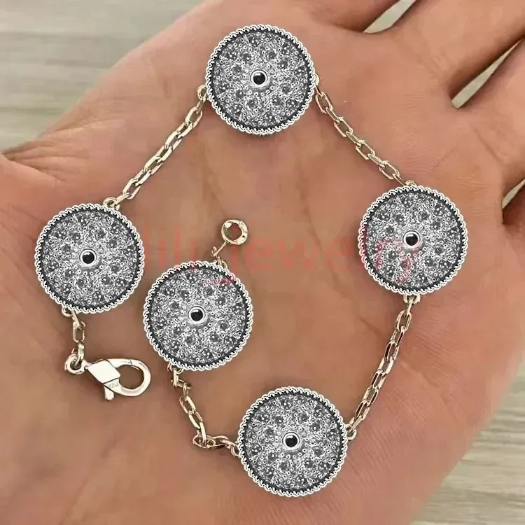 925 Silver Clover Design Women Jewelry Set