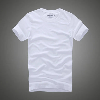 Men Tshirt 100% Cotton Soft O-Neck  High Quality
