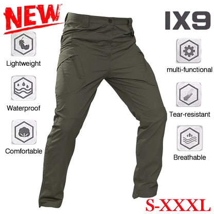 multi-pocket pants  men's wear