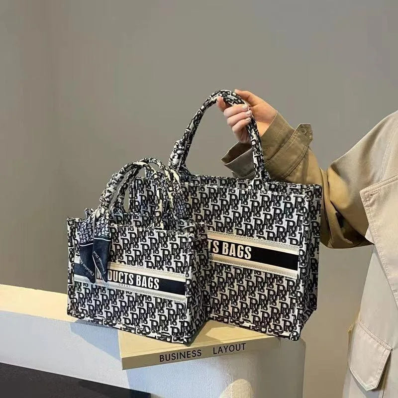 41cm & 36cm classic sketch Beach, shopping Totes Bags