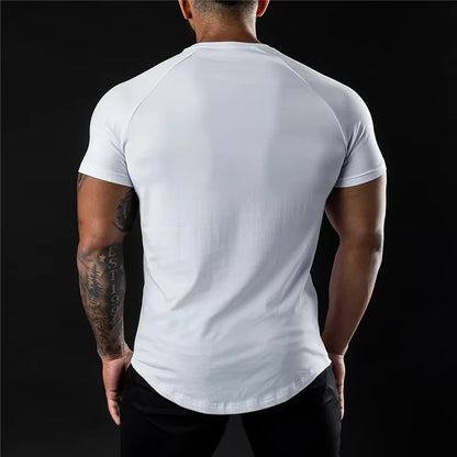 O-Neck Cotton Slim Fit  Men T-shirt