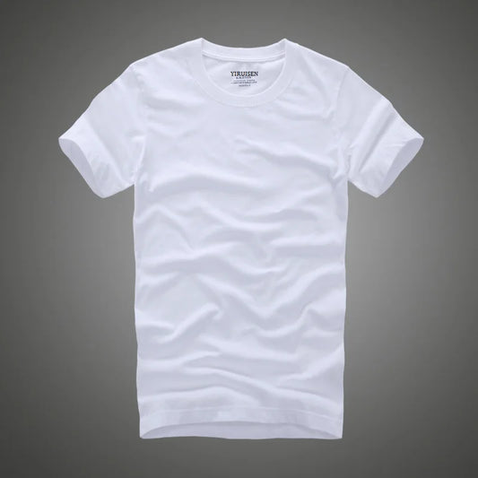 Men Tshirt 100% Cotton Soft O-Neck  High Quality