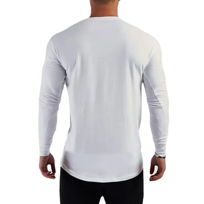 Long Sleeve Casual Slim fit Cotton Men T-Shirt